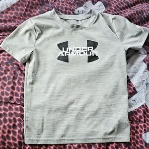 Under Armour Kids Gray Short Sleeve Tee